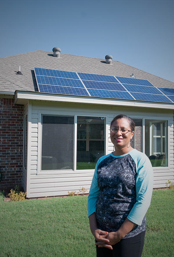 First Electric Solar services customer